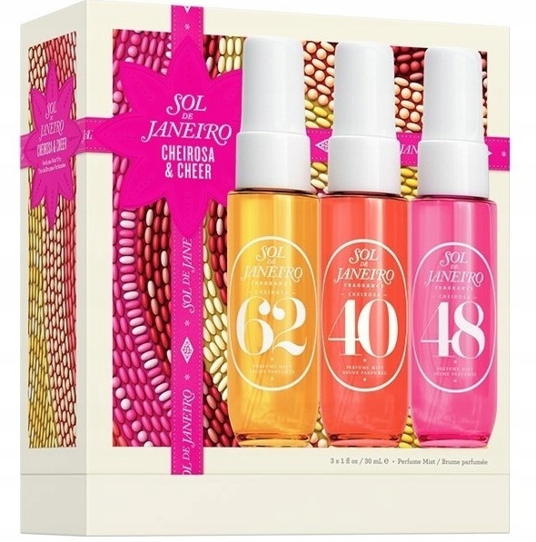 Sol De Janeiro Cheirosa & Cheer Mist Set Zestaw 3 Mgiełek 62 40 48 3X 30ML