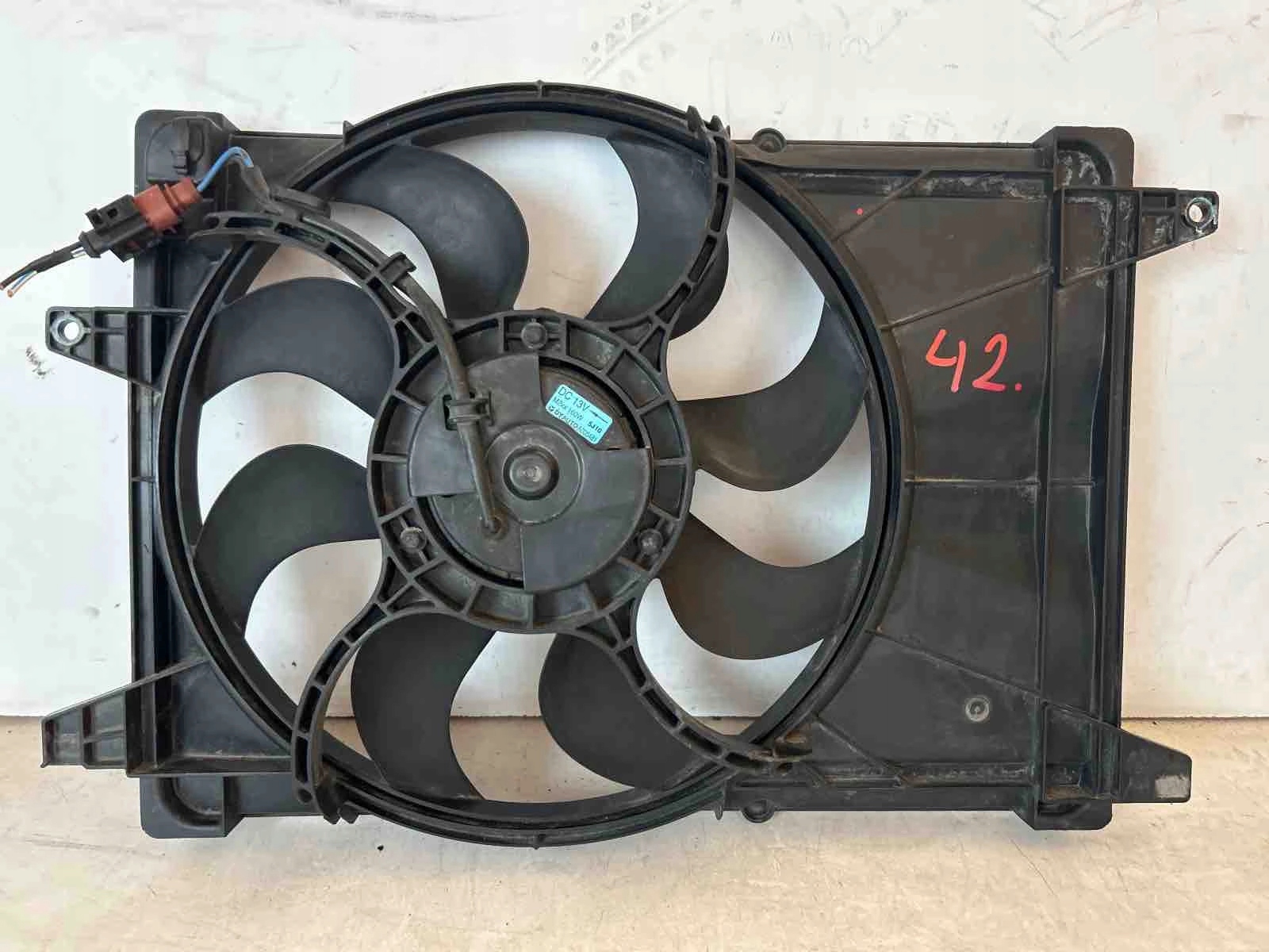 obal ventylátora ventilátor Opel Karl 1.0 B