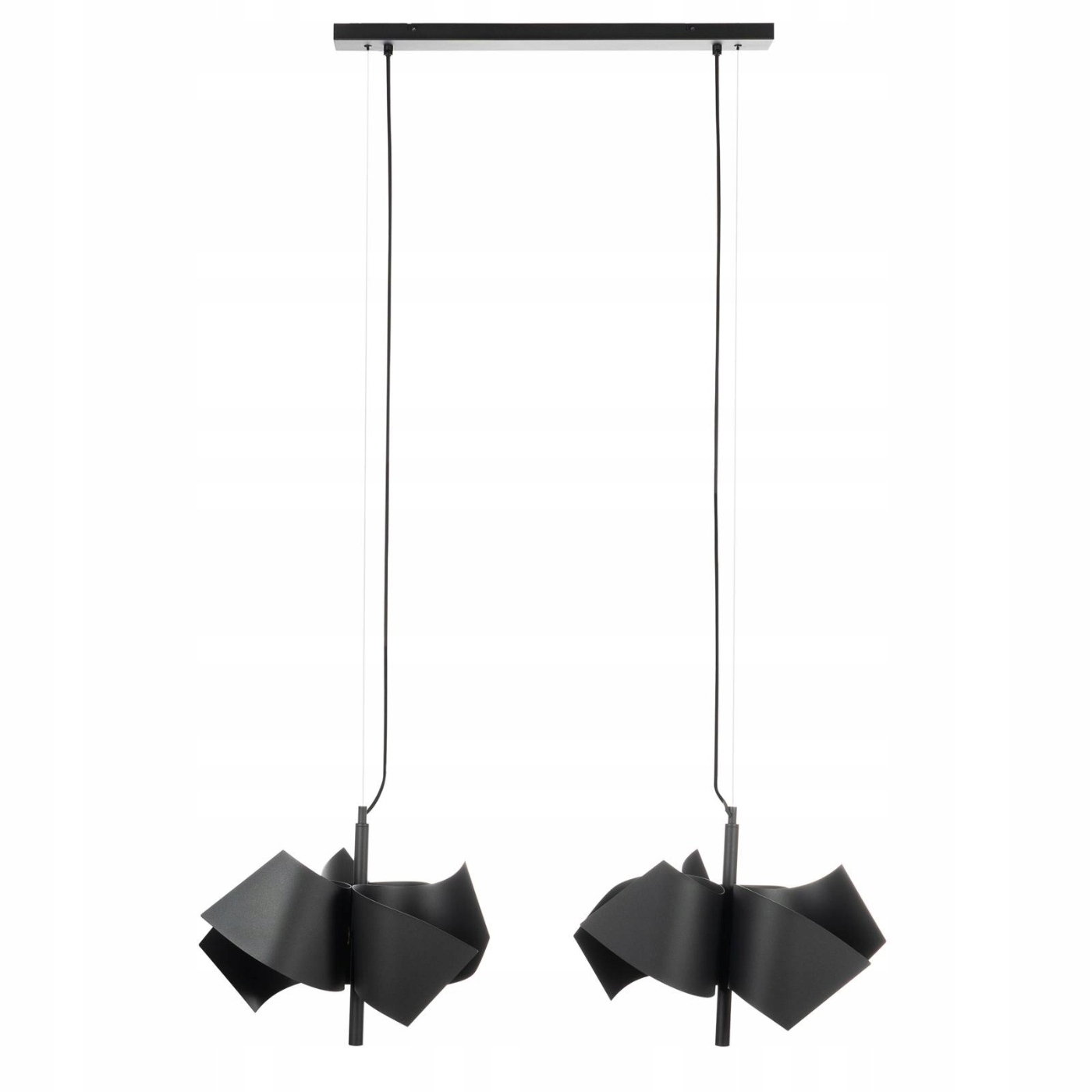 Lampa wisząca Lucande Imron, 6-punktowa, czarna