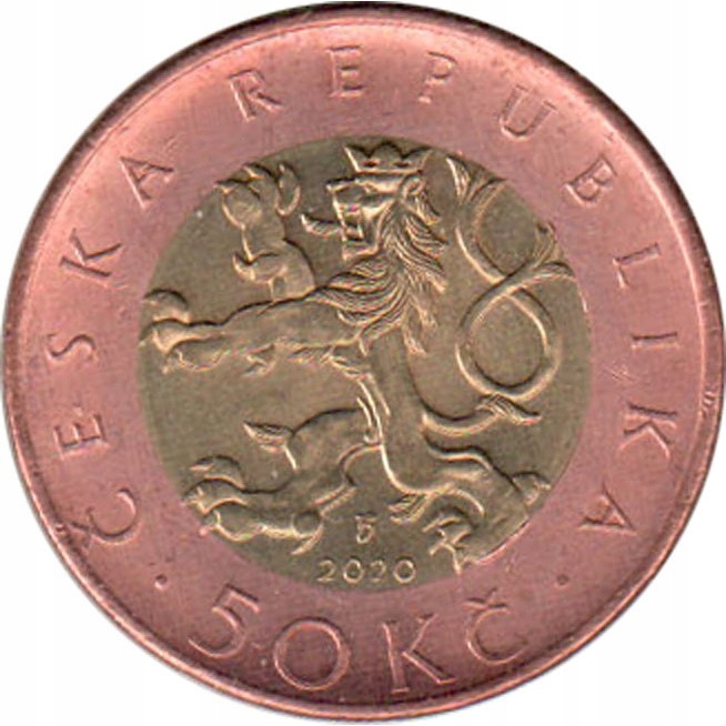 23. CZECHY, 50 KORON, 2020