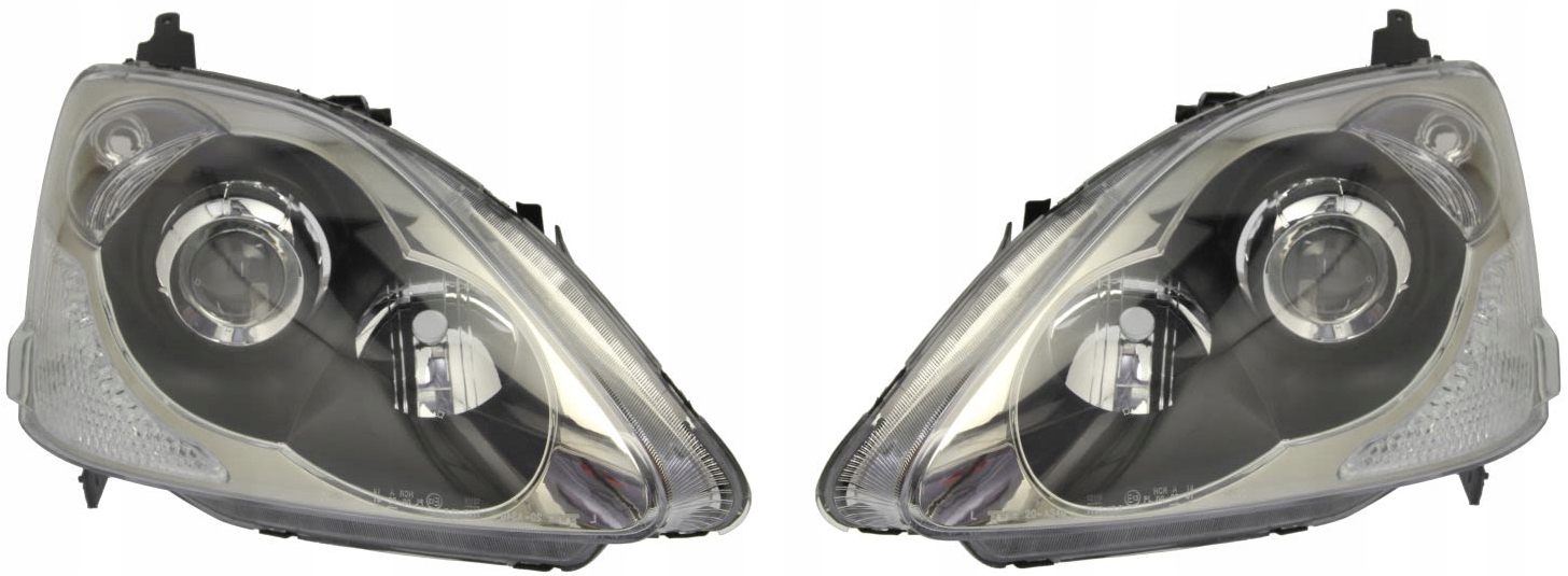 РЕФЛЕКТОРИ ЛІВИЙ+ПРАВИЙ КОМПЛЕКТ HONDA CIVIC VII 7 ХЕТЧБЕК 2003-2005