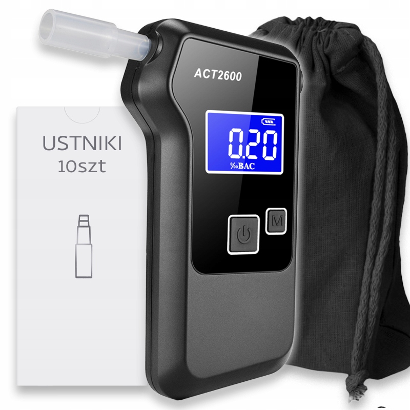 Alkomat Jako Policejní Přesný Osobní Alkohol Tester Náustky Pouzdro