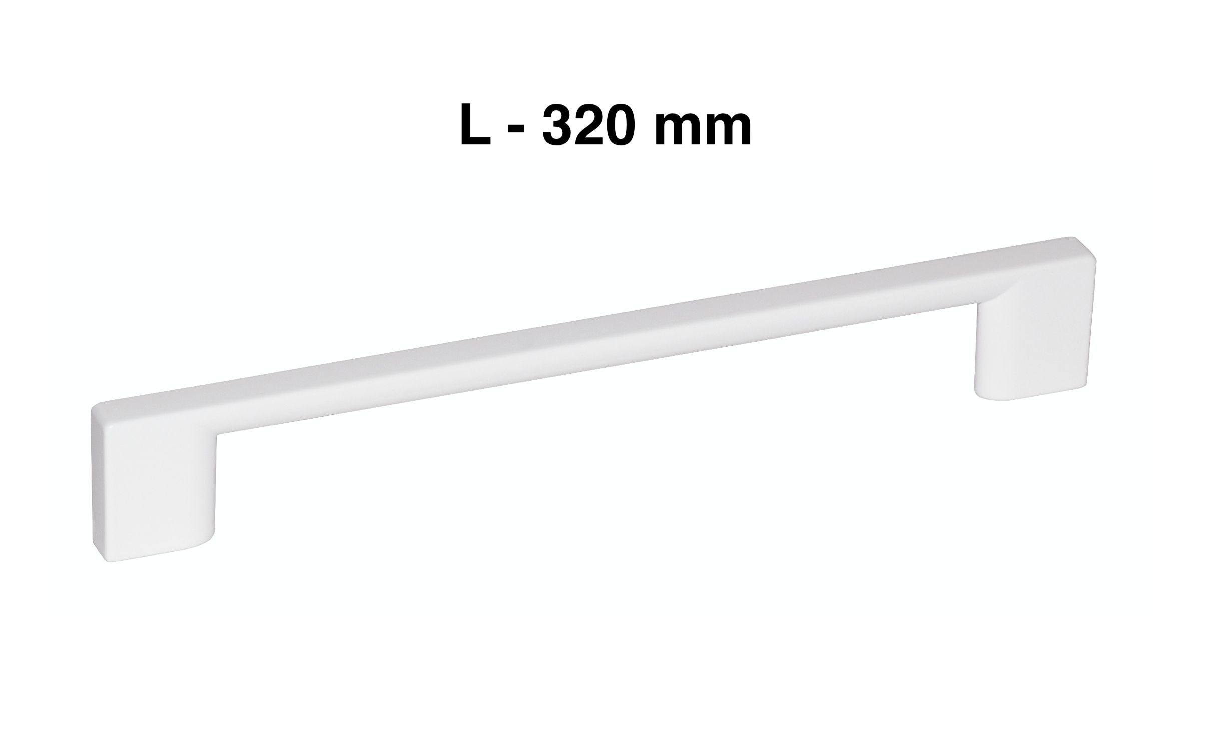 

Uchwyt Meblowy Techno Do Mebli Biały Półmat L 320