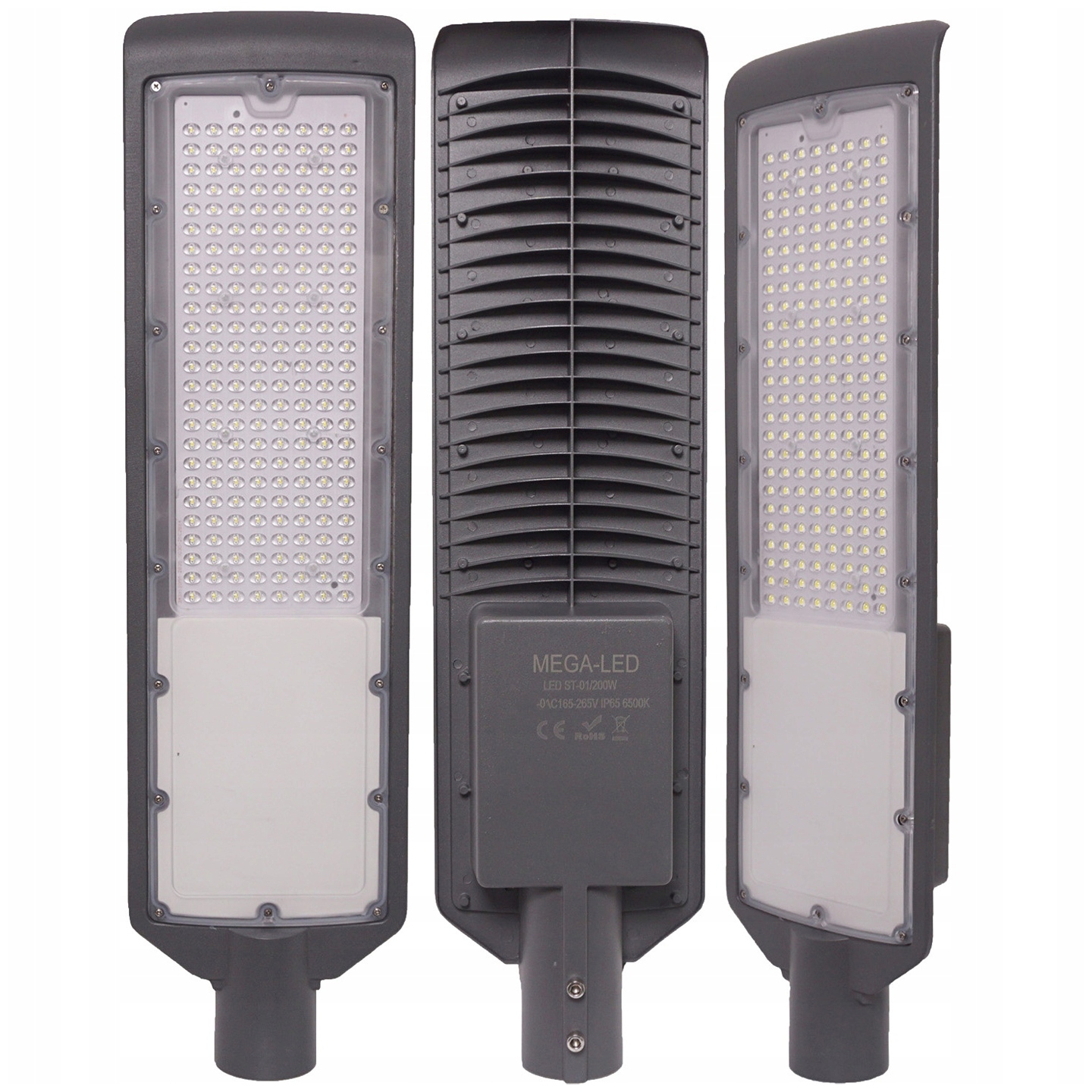 Latarnia Uliczna Led 300W 230V 6000K Lampa Led Na Słup Przemysłowa Led IP65