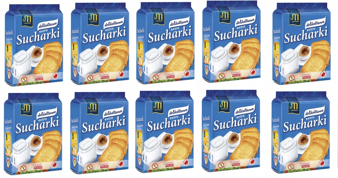 Levně 10 x 230 g Mamut Suchárky Extra Delikatesové Karton