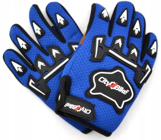 Rękawice Dziecięce Cross Quad Motor Niebieskie M