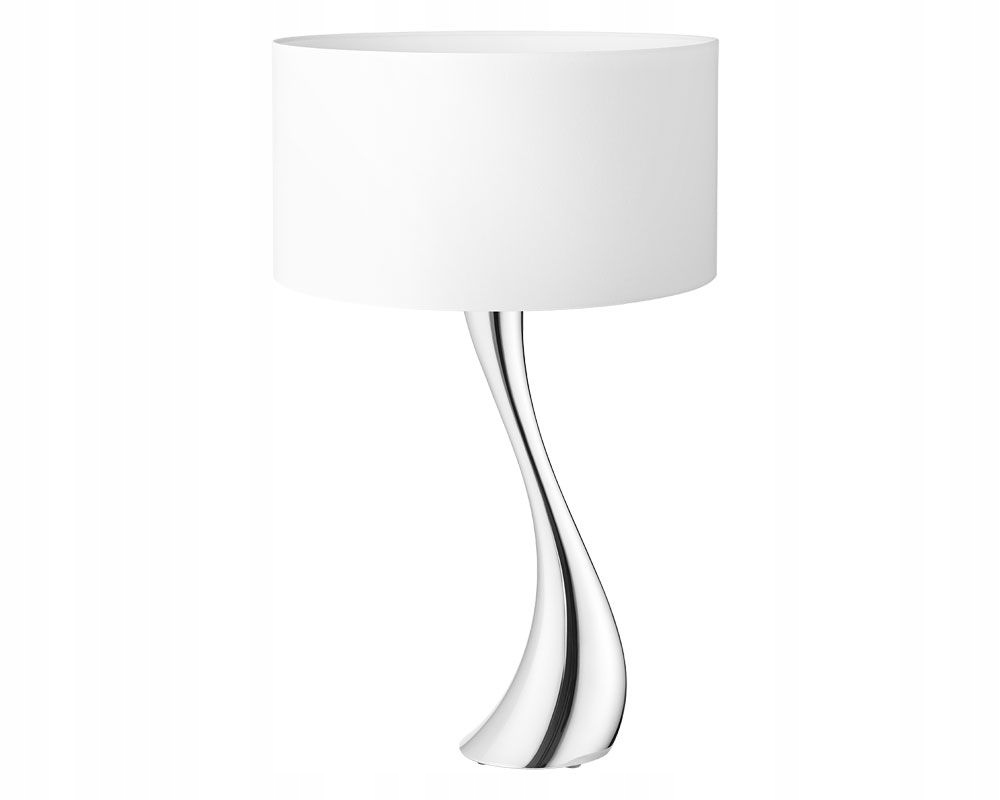 Georg Jensen Cobra Stolová lampa 72 cm oceľová biela