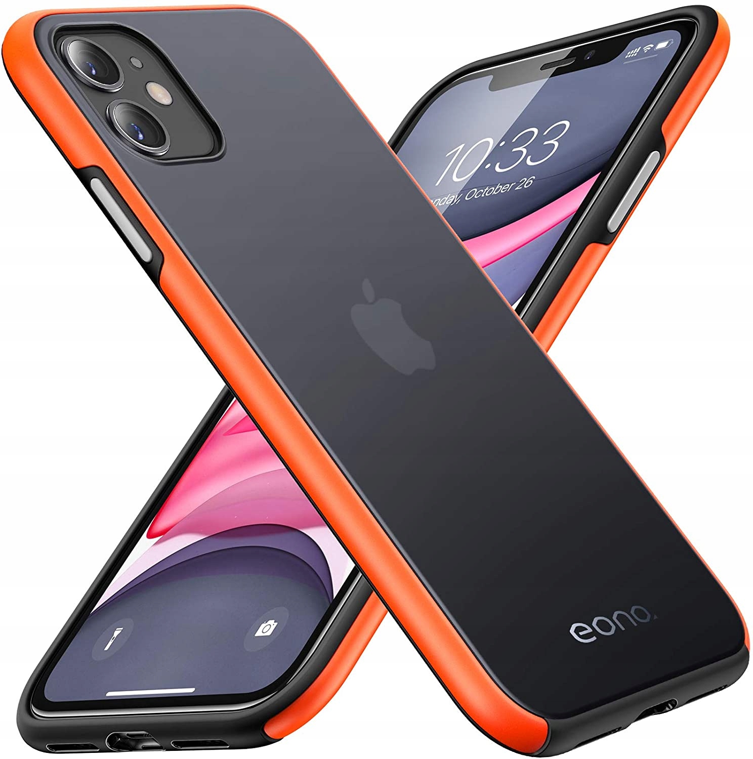 etui do iphone 11 przezroczyste pancerne ciemne