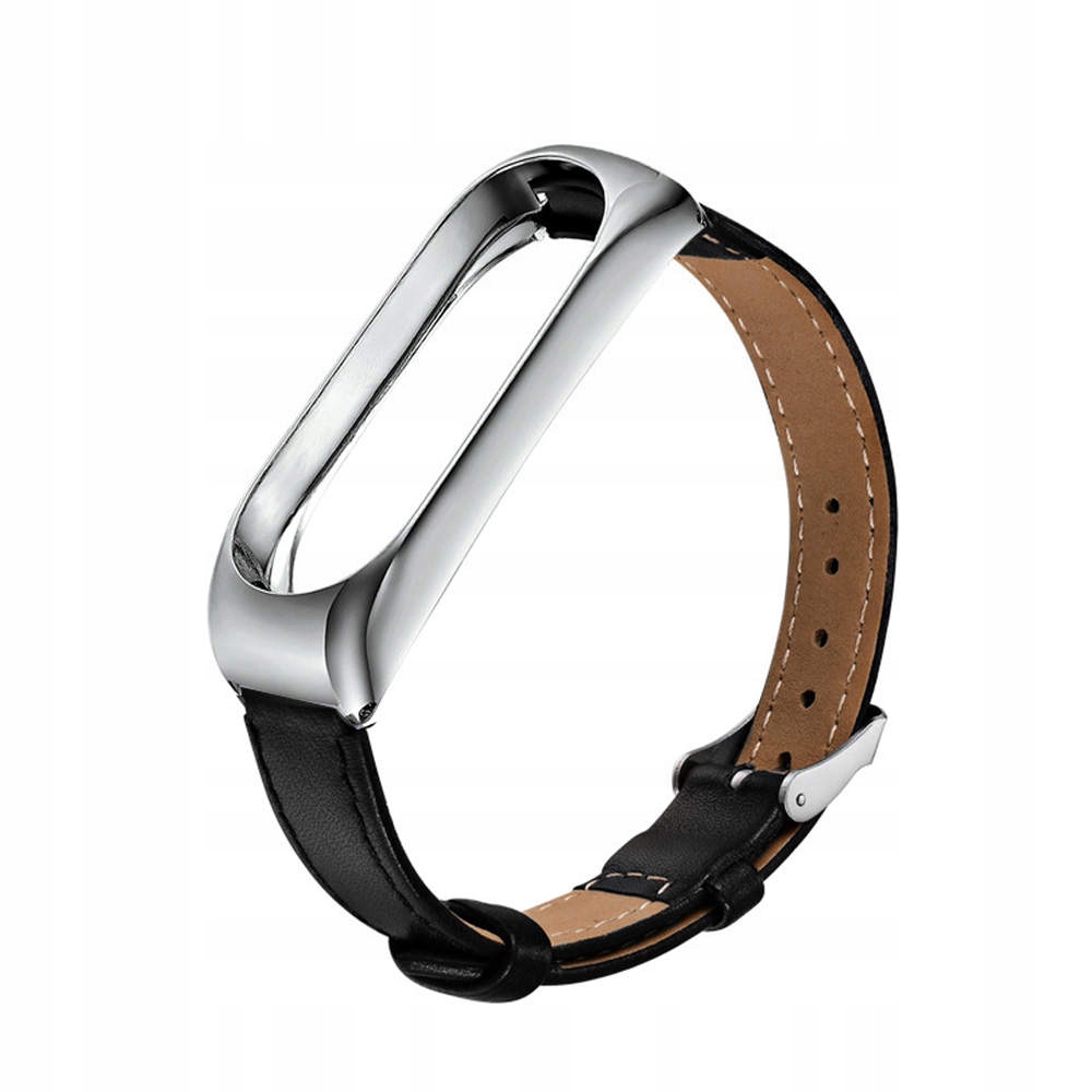 PASEK OPASKA BRANSOLETKA SKÓRZANA SKÓRA do XIAOMI MI BAND 5 ZAMIENNA