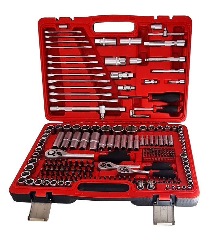 Sada Nástrojov 1/2 3/8 1/4 216 Dielov Master-uni XXL Rooks