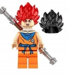 

klocki Dragon Ball figurka Son Goku kij