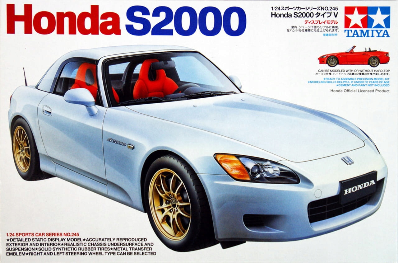 Tamiya 24245 1:24 Honda S2000 (2001 Version)