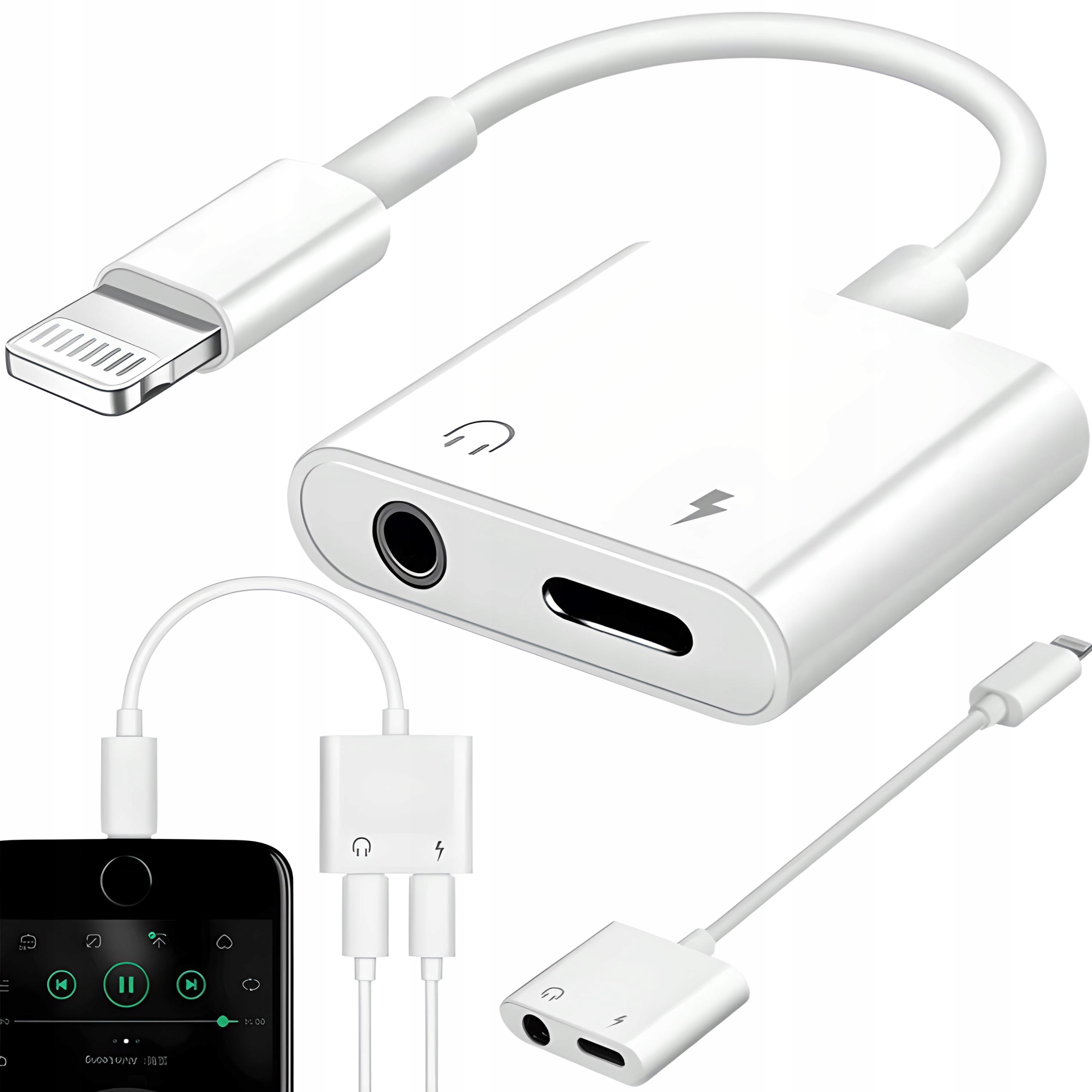 

Przejściówka Lightning Jack Adapter Do Iphone X 13