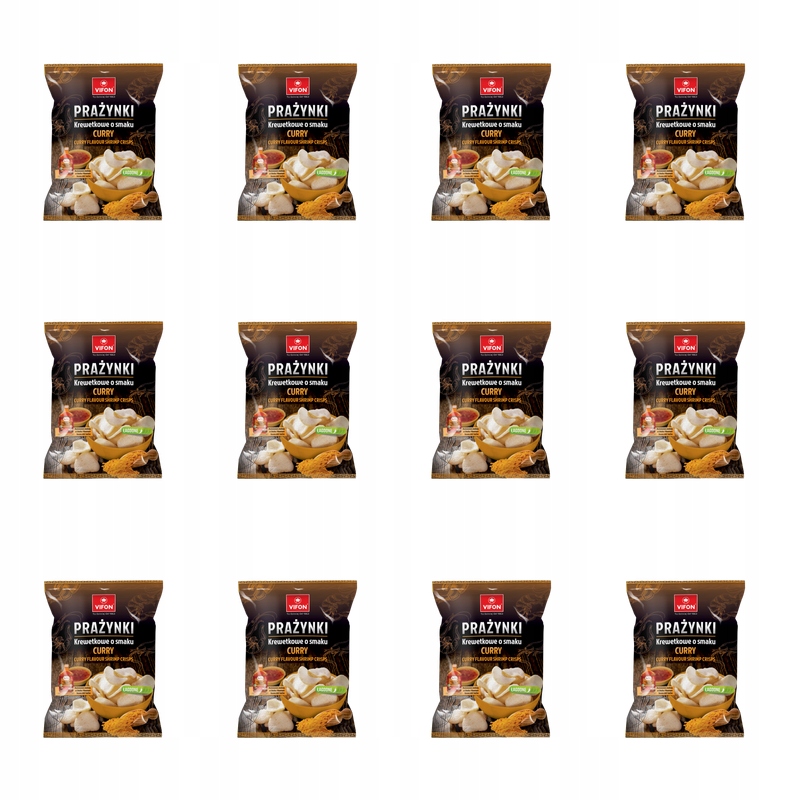 Krevetové pražičky Curry 100G Vifon X12