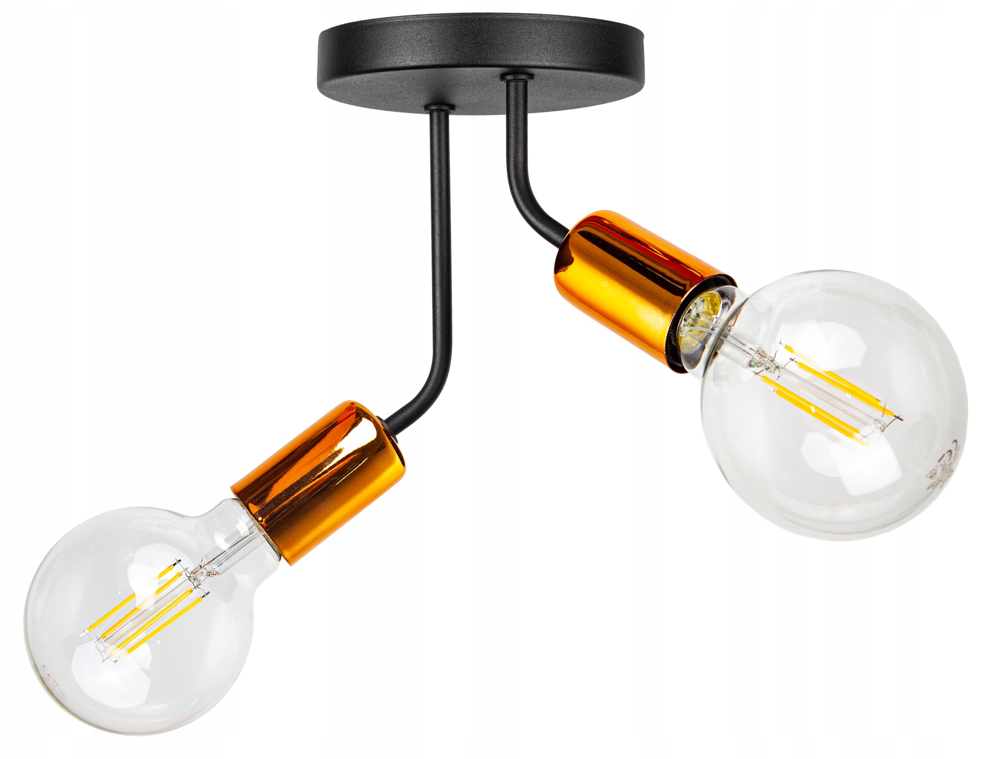 

Lampa Sufitowa Plafon Żyrandol Loft Edison Led