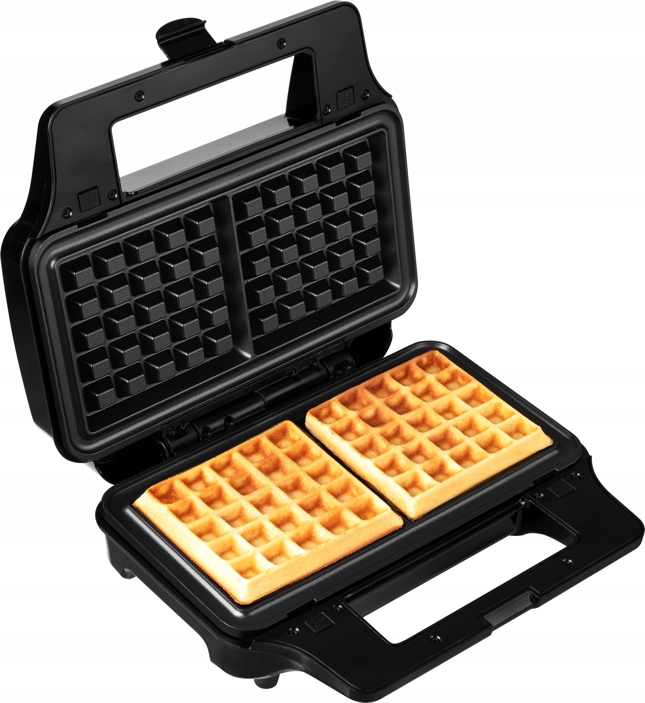 Opiekacz toster do kanapek Sencor 4w1 900W Srebrny Kształt kanapek trójkąt kwadrat