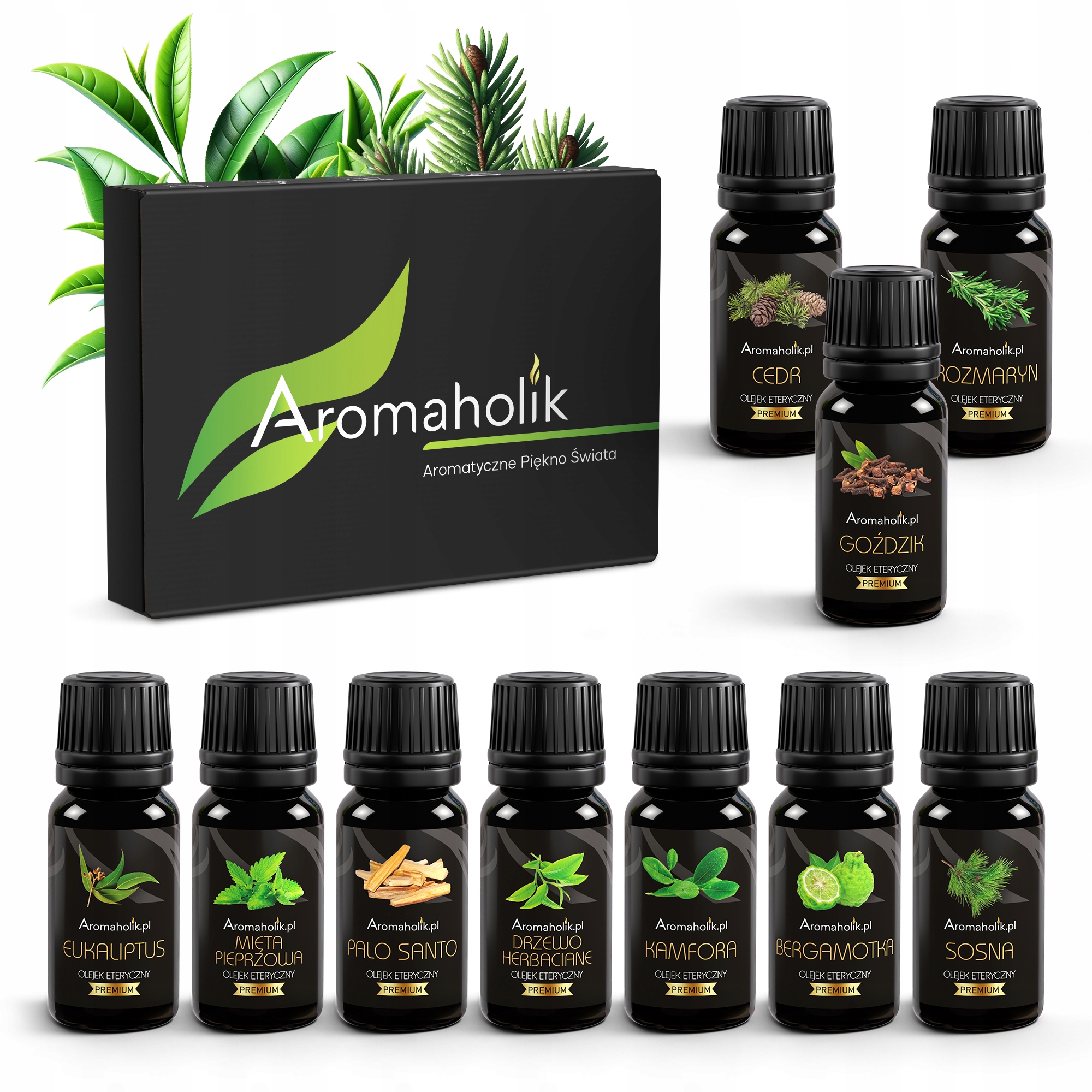 10x Olejek Eteryczny Bio Męski Aromat Natury Premium