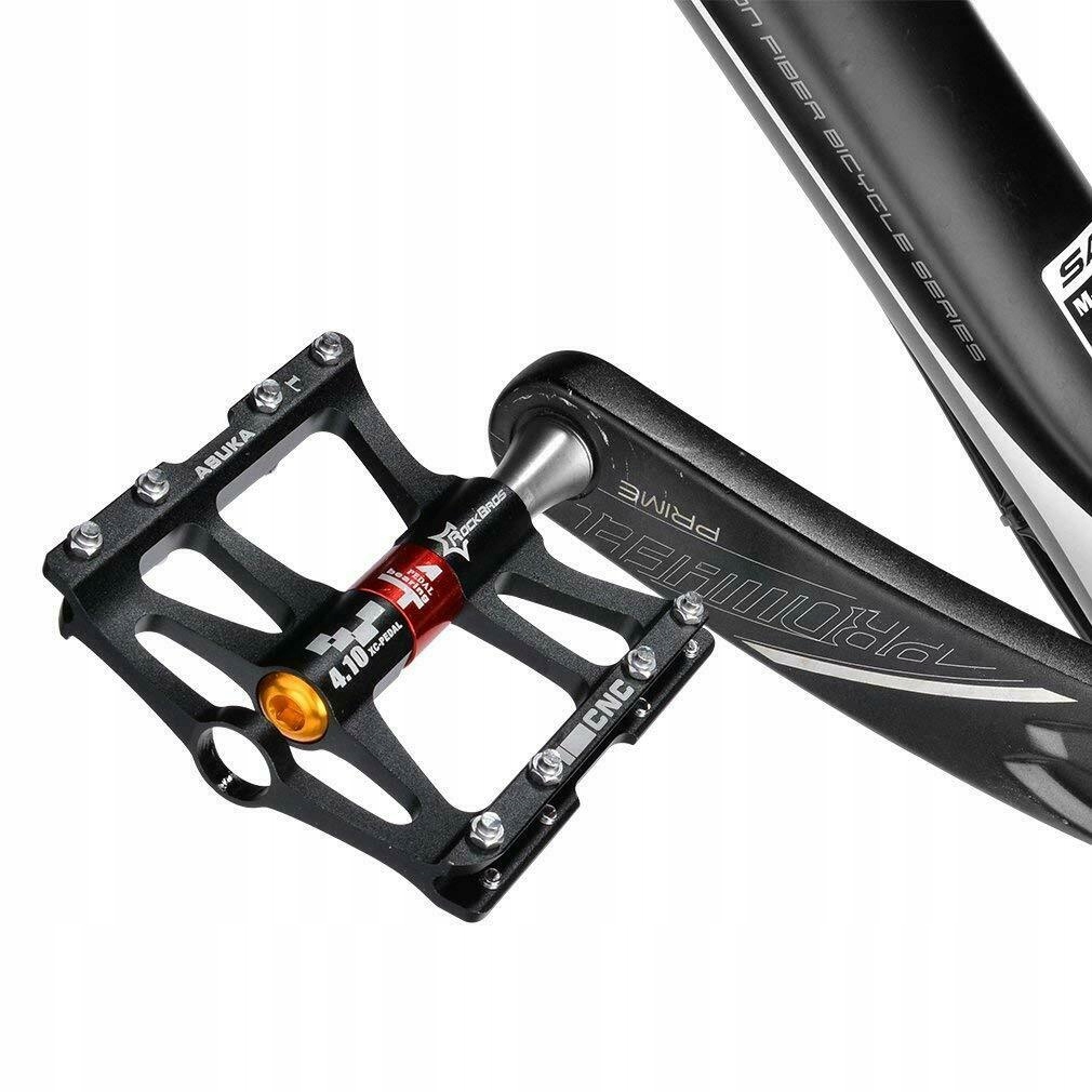 Pedały rowerowe ROCKBROS JT410BK Platformowe ca Kolor dominujący czarny