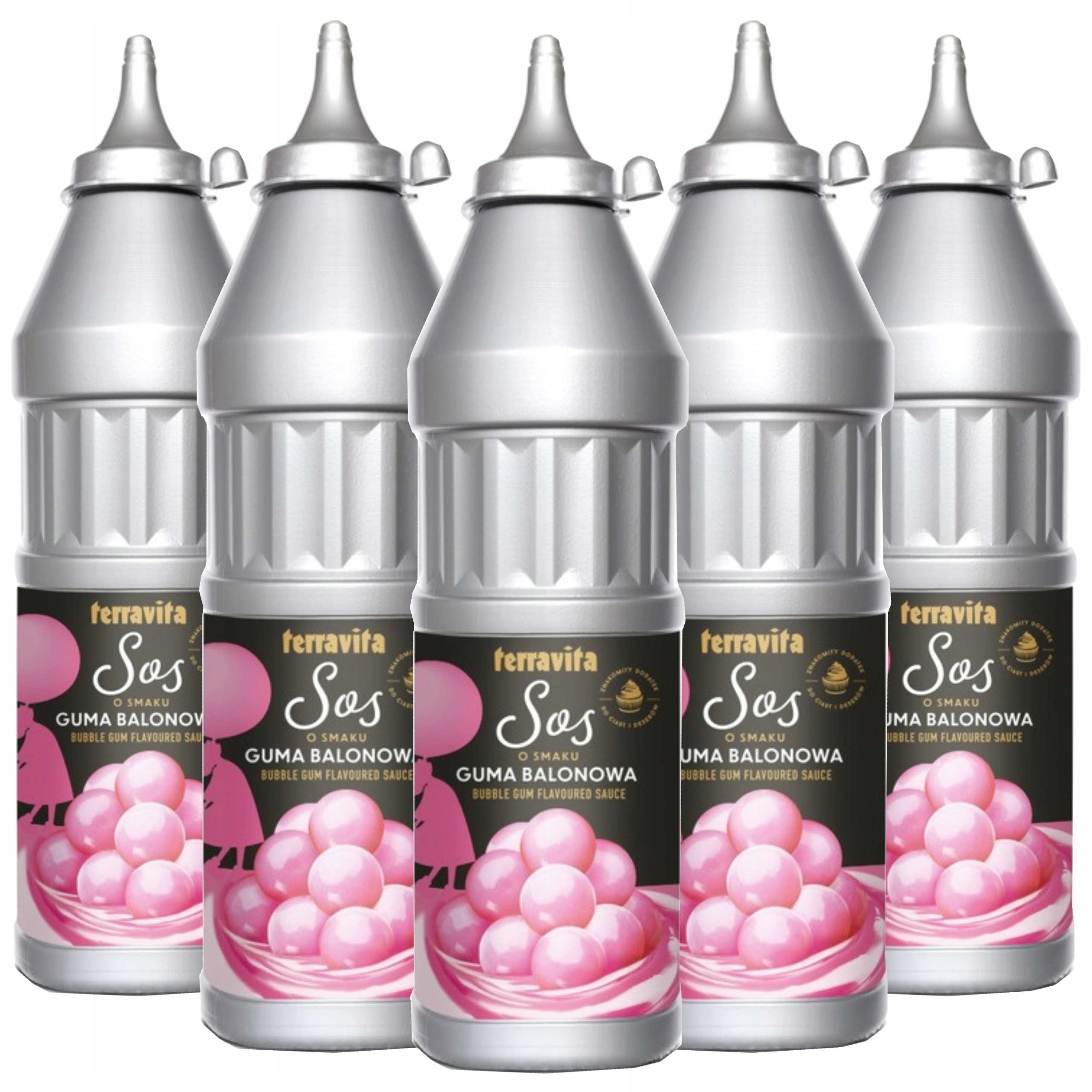 Sos Polewa Do Deserów i Lodów guma balonowa Terravita 5 Litrów pyszny