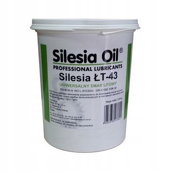 

Silesia smar litowy ŁT-43 łożyskowy 800g 0.8kg