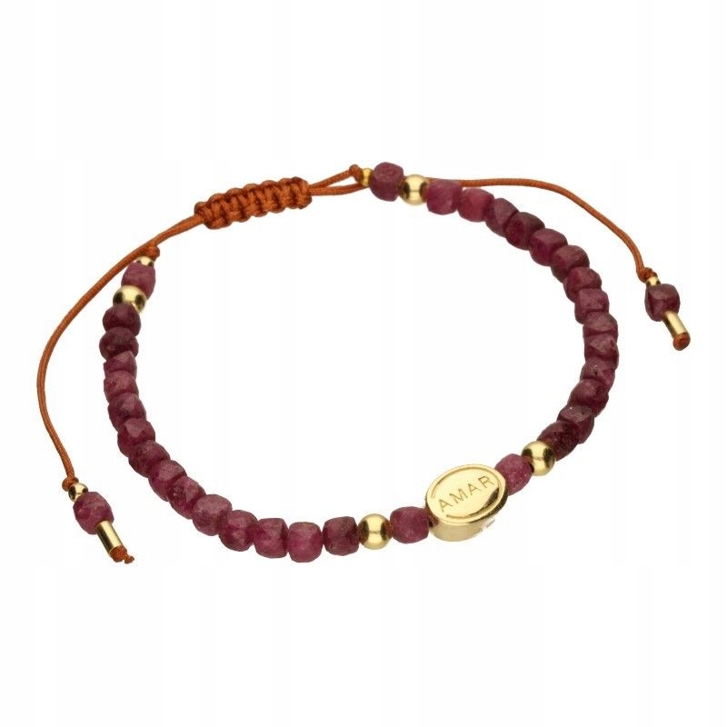 Stříbrný náramek pro ženu 925 na vínové šňůře s kamínky, módní