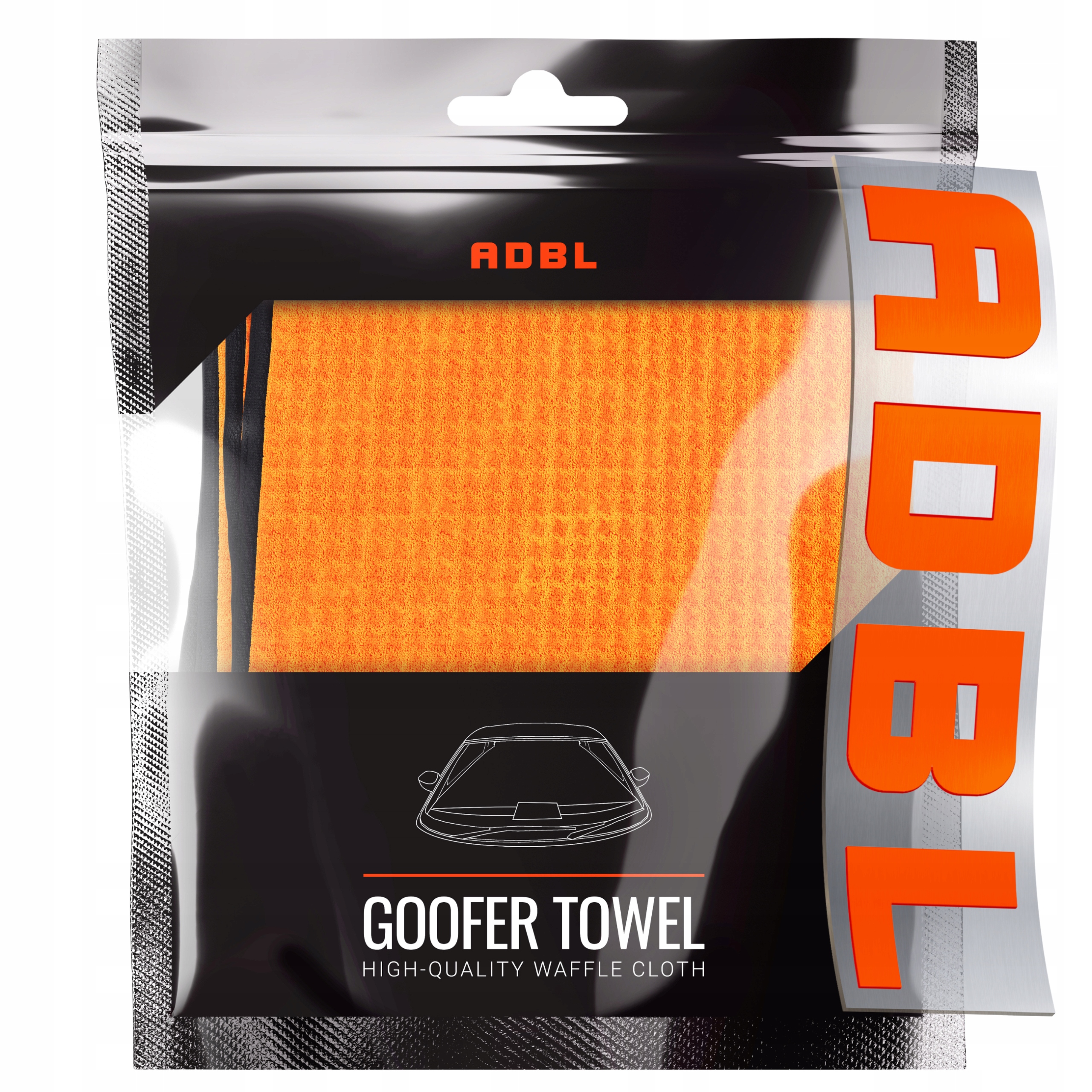Mikrofibra Waflowa Adbl Goofer Towel Do Czyszczenia Szyb W Aucie 35x35 cm
