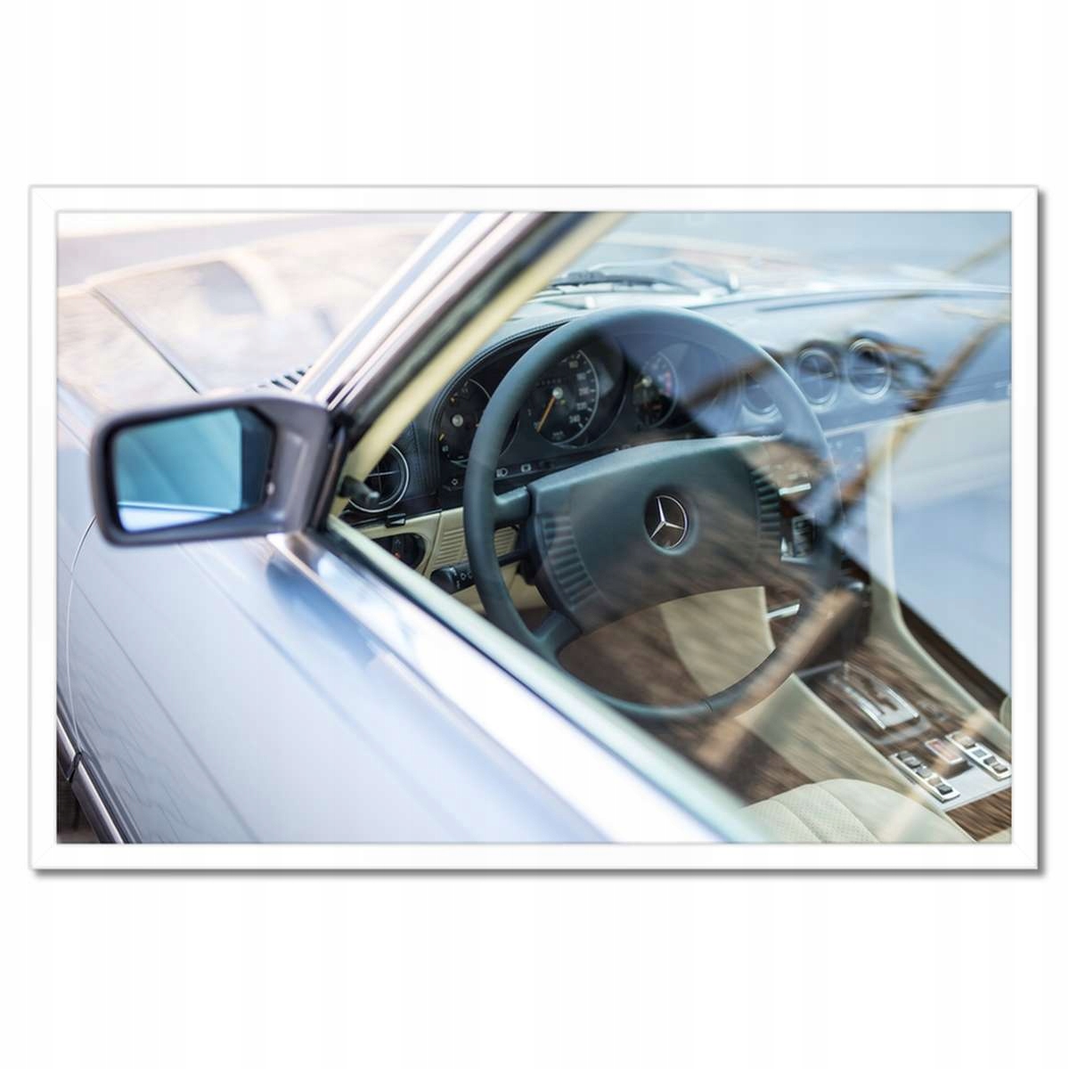Plakáty v rámu 60x40 Mercedes 450 Slc Klasika