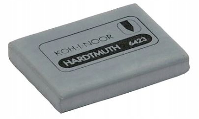 GUMKA CHLEBOWA KOHI-NOOR 6421 SZARA ARTYSTYCZNA DO MAZANIA 47x35x5mm