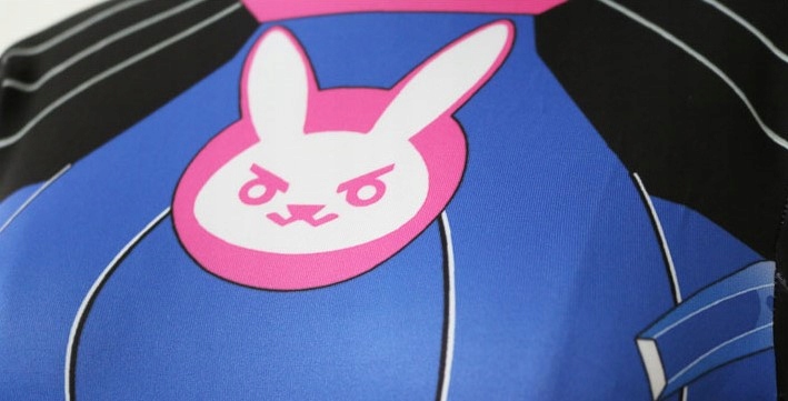 STRÓJ KOSTIUM D.VA OVERWATCH ANIME COSPLAY 164/170 Rozmiar M