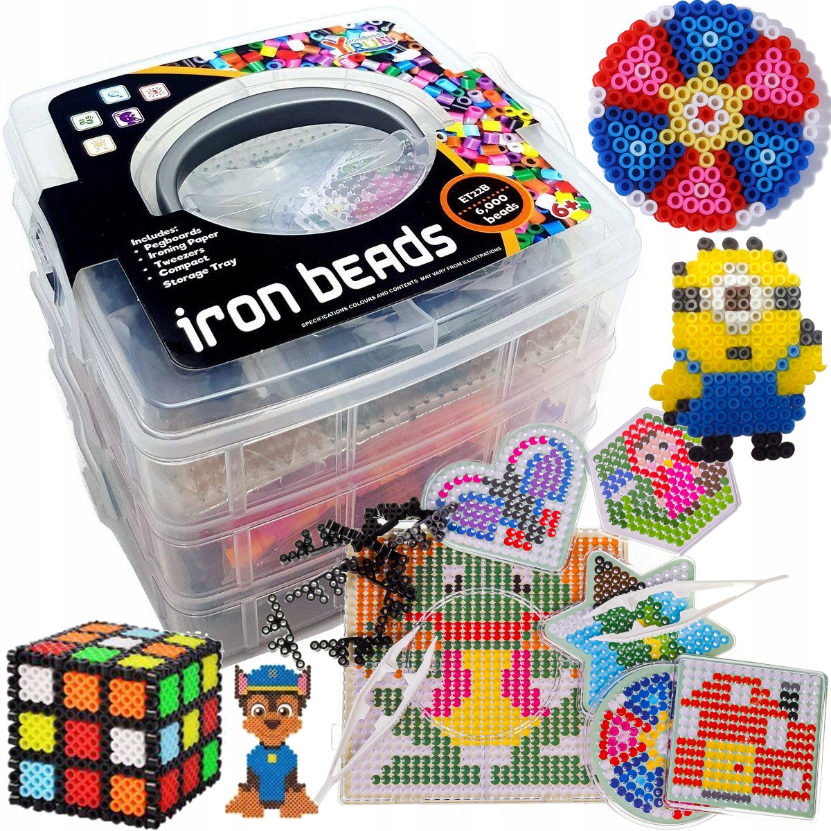 Prasowanka KORALIKI Do PRASOWANIA Zestaw 6000 El Bohater brak