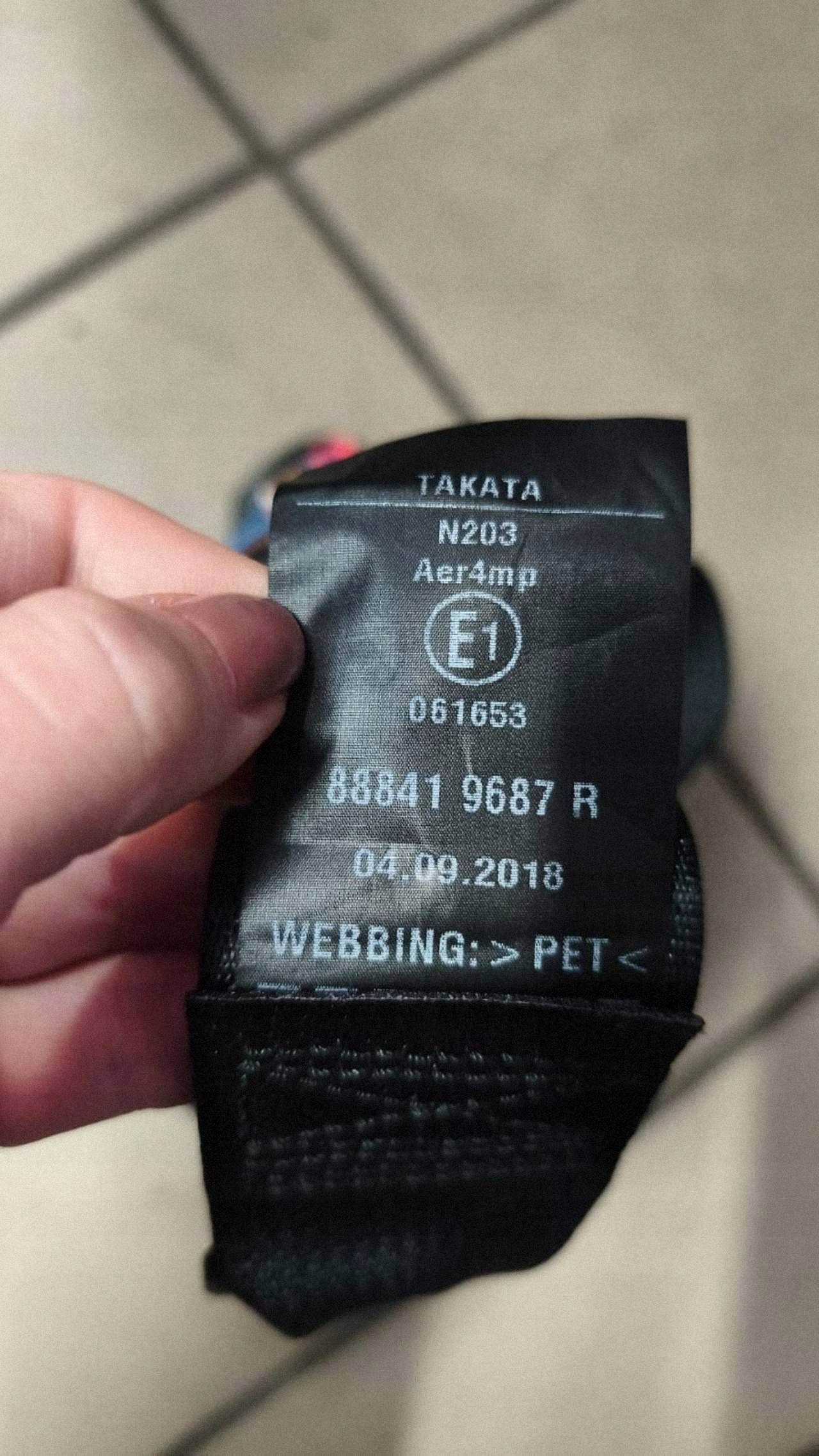 arrière ceinture de sécurité arrière Renault Kadjar 888419687R