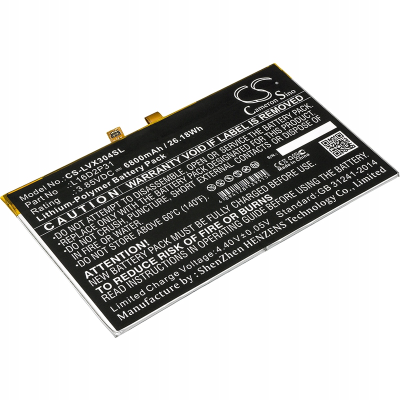 Bateria Akumulator do Lenovo TB-X304 TAB4 10 L16D2P31 6800mAh