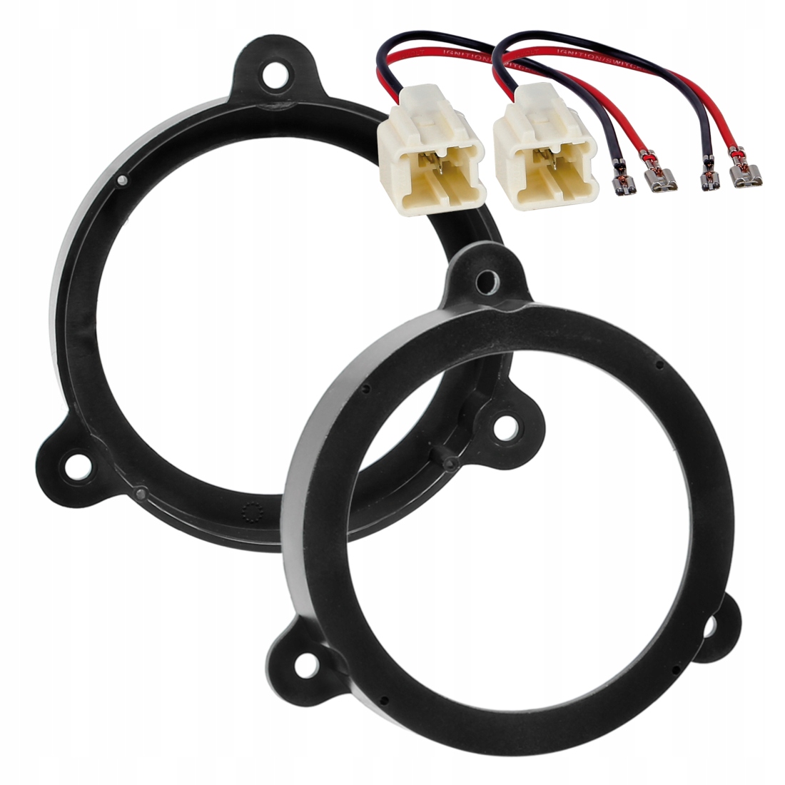 Dystanse na głośniki 13cm 130mm do RENAULT MEGANE 3 WIND + adaptery