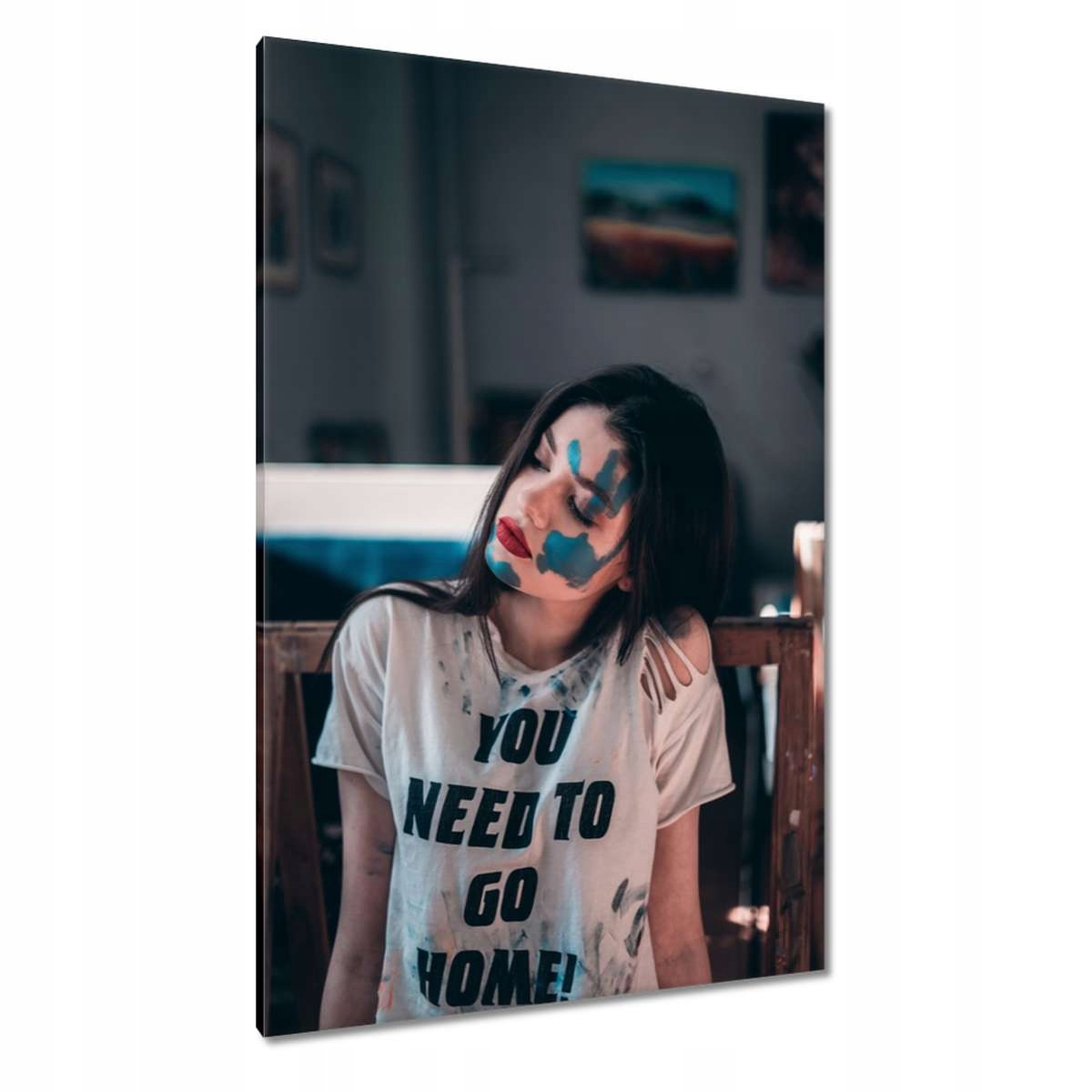 Obrazy 80x120 Pěkné ženy Kočky Babičky