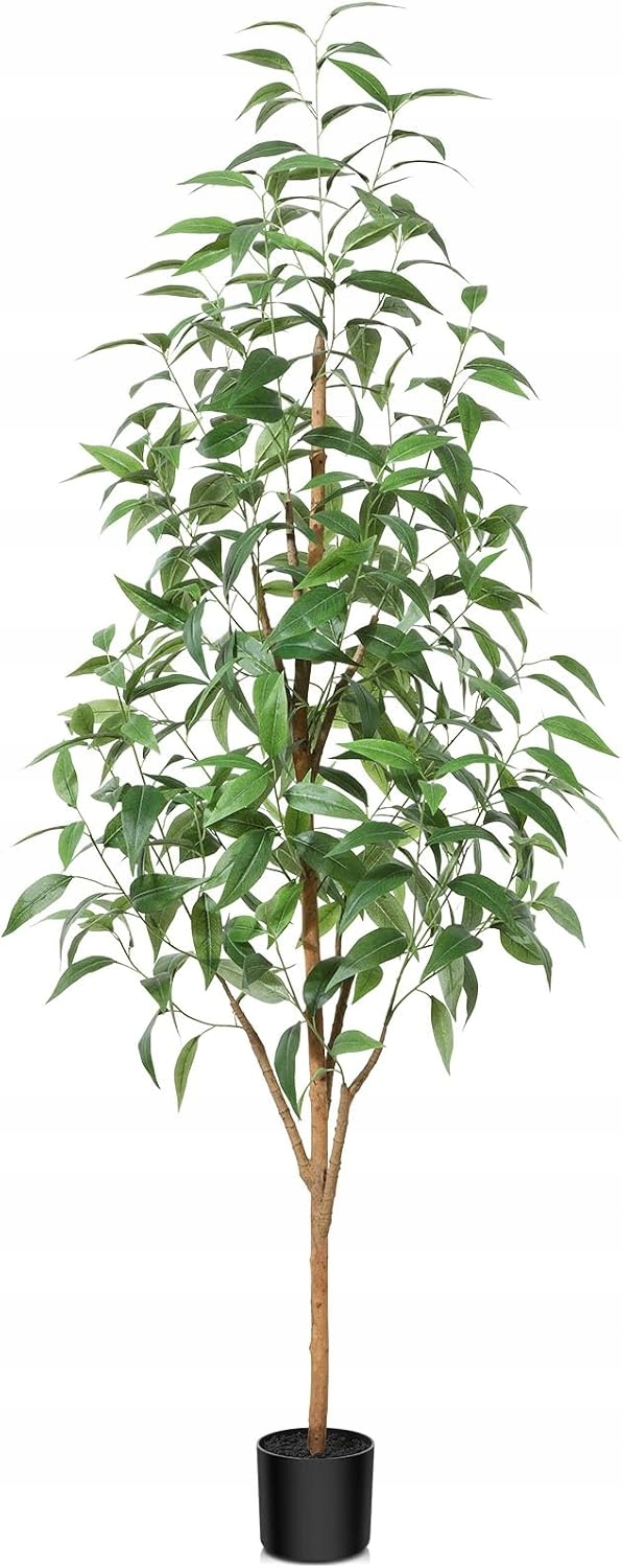 Umelý strom Eukalyptus 180 cm Prírodný kmeň Rastlina do obývačky