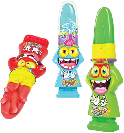 Johnny Bee Lízátko s gelem s jahodovou příchutí 56 g 12 kusů