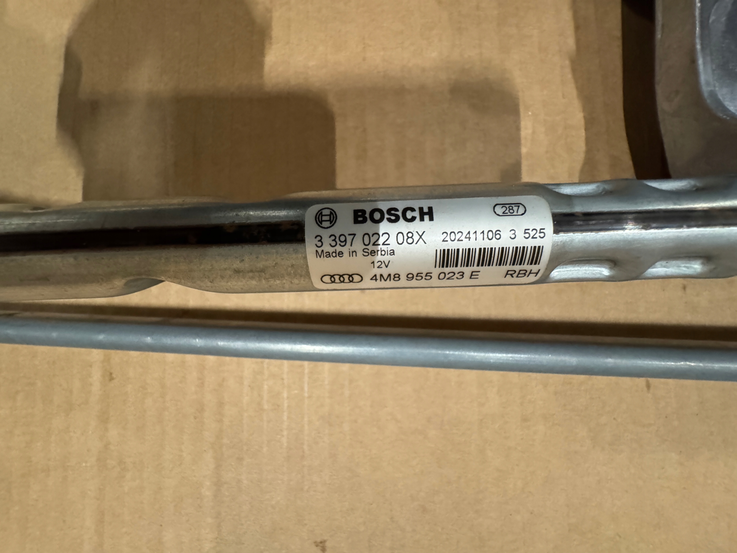 AUDI Q7 4M Wischergestänge Motor KPL 4M8955023E