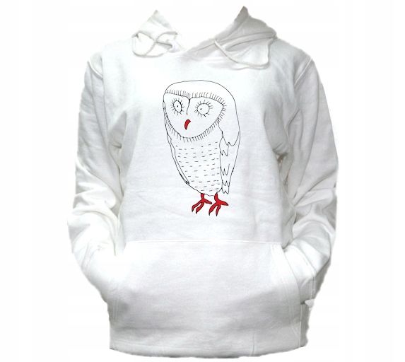 

S Bluza Kaptur Męska Sowy Owls Oryginalne Wzory