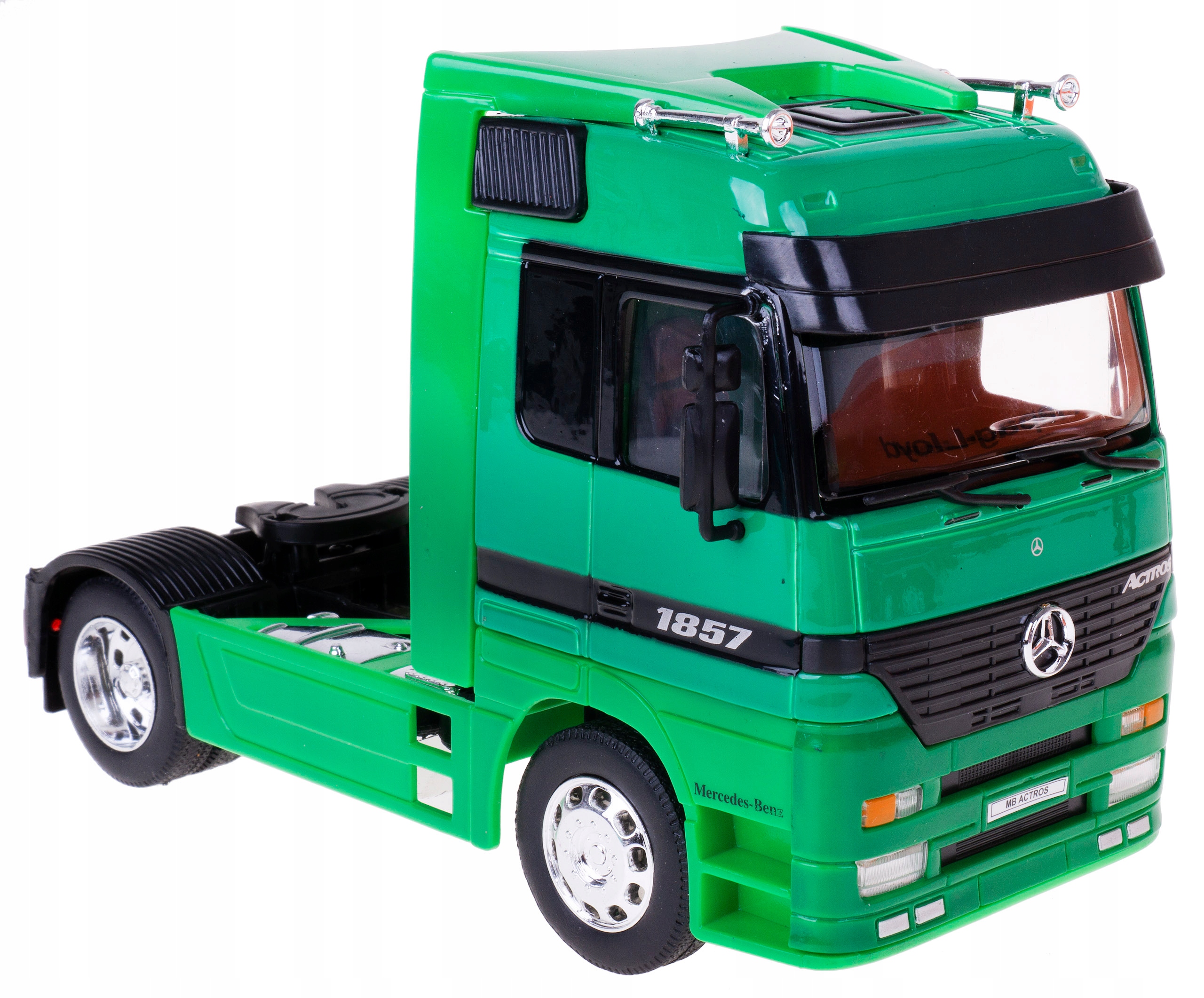 Mercedes-benz Actros Traktor Tir Kov 1:32 Welly Zelený