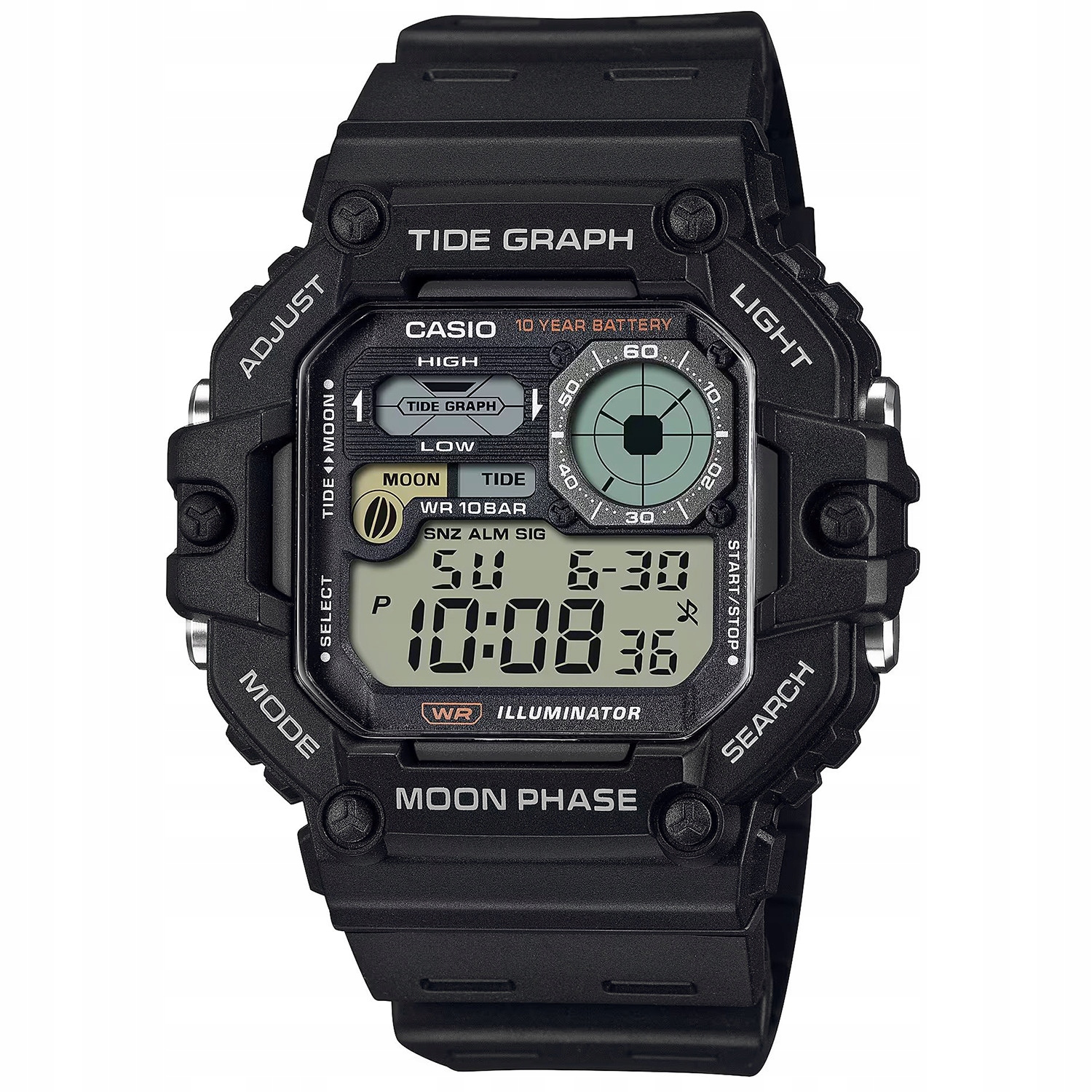 Pánské Hodinky Casio WS-1700H-1AVEF černý pásek