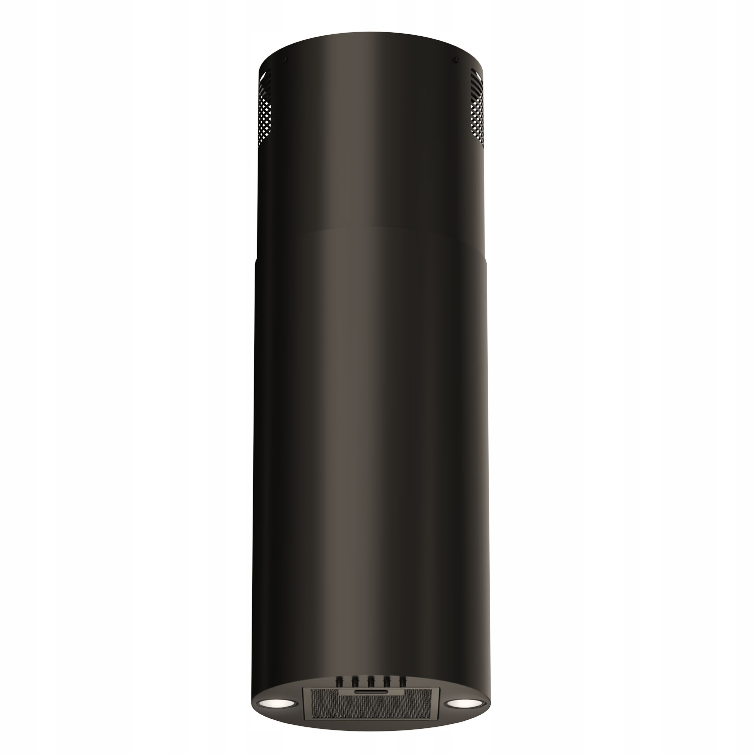 Okap Kuchenny Kominowy Maan Wyspowy Ø31CM Pochłaniacz 300M³/H Czarny