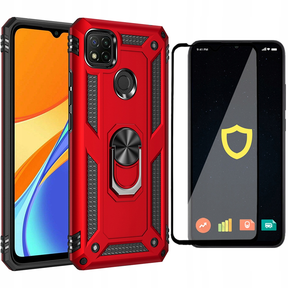 

Etui Pancerne Ring Nx Do Xiaomi Redmi 9C Nfc Szkło