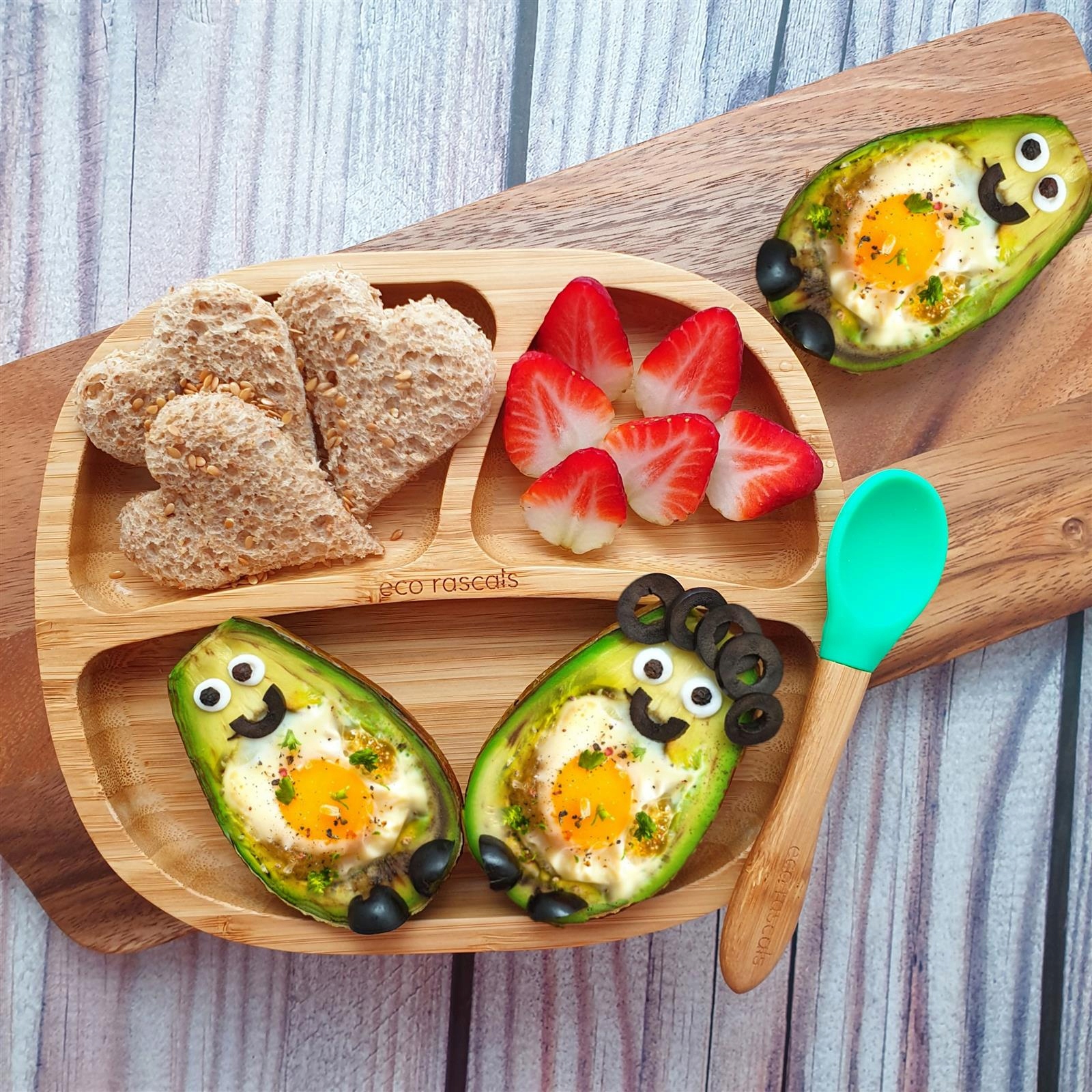 ECO RASCALS Miseczka BAMBUSOWA z przyssawką Talerz Rodzaj talerzyk