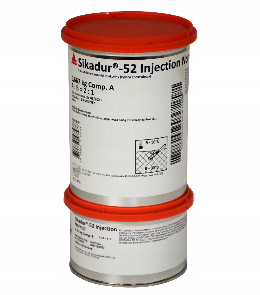 SIKA SIKADUR 52 INJECTION (A+B) NORMAL 1KG