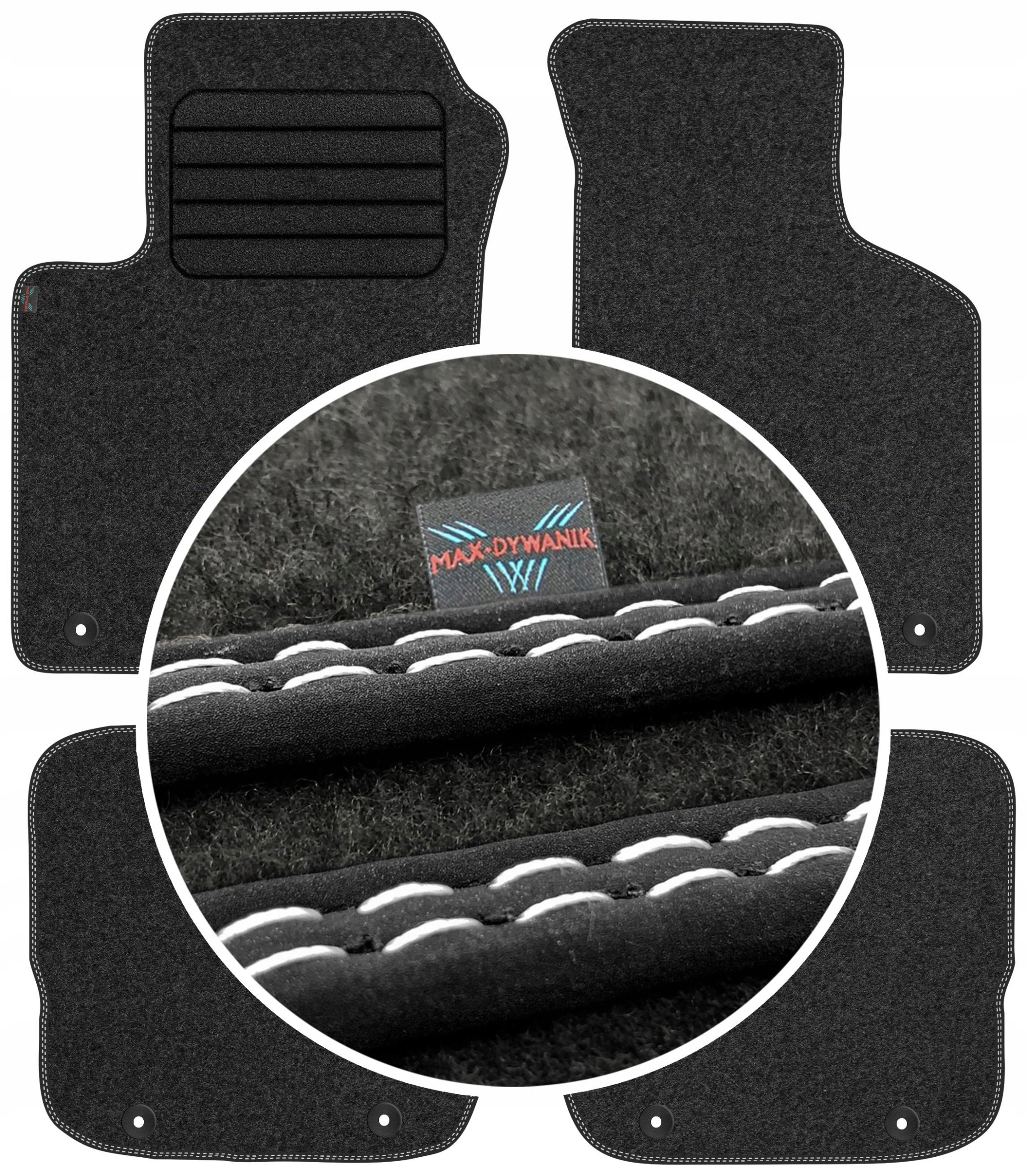 Коврики Max-Коврик велюровые 999998011300 4 el.