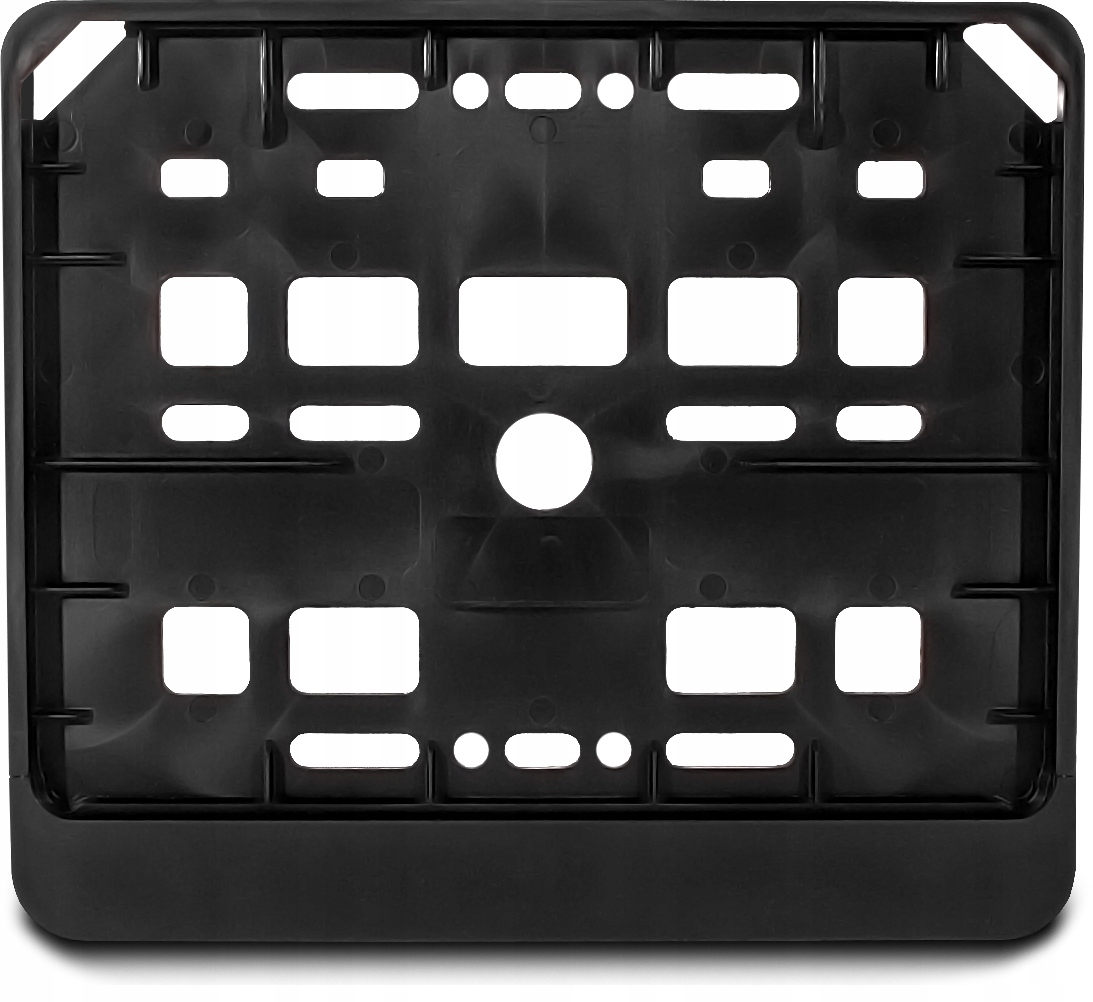 RAMKA TABLICY REJESTRACYJNEJ MOTOCYKLOWA POD TABLICE MOTOR CZARNA MOCNA