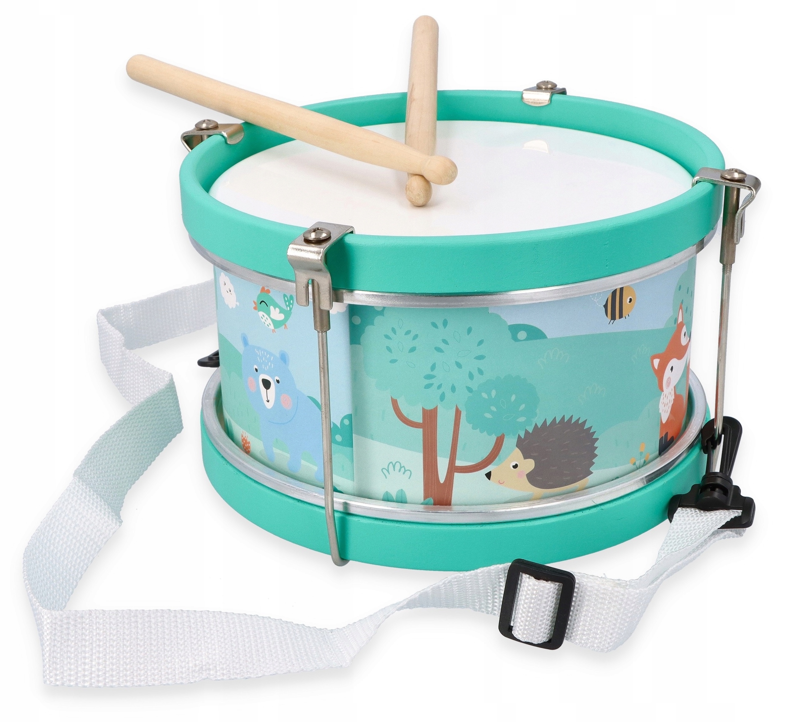 BĘBENE INSTRUMENT DLA DZIECI ADAMTOYS ZABAWKA MUZYCZNA DLA DZIECKA MALUCHA Marka Adam Toys