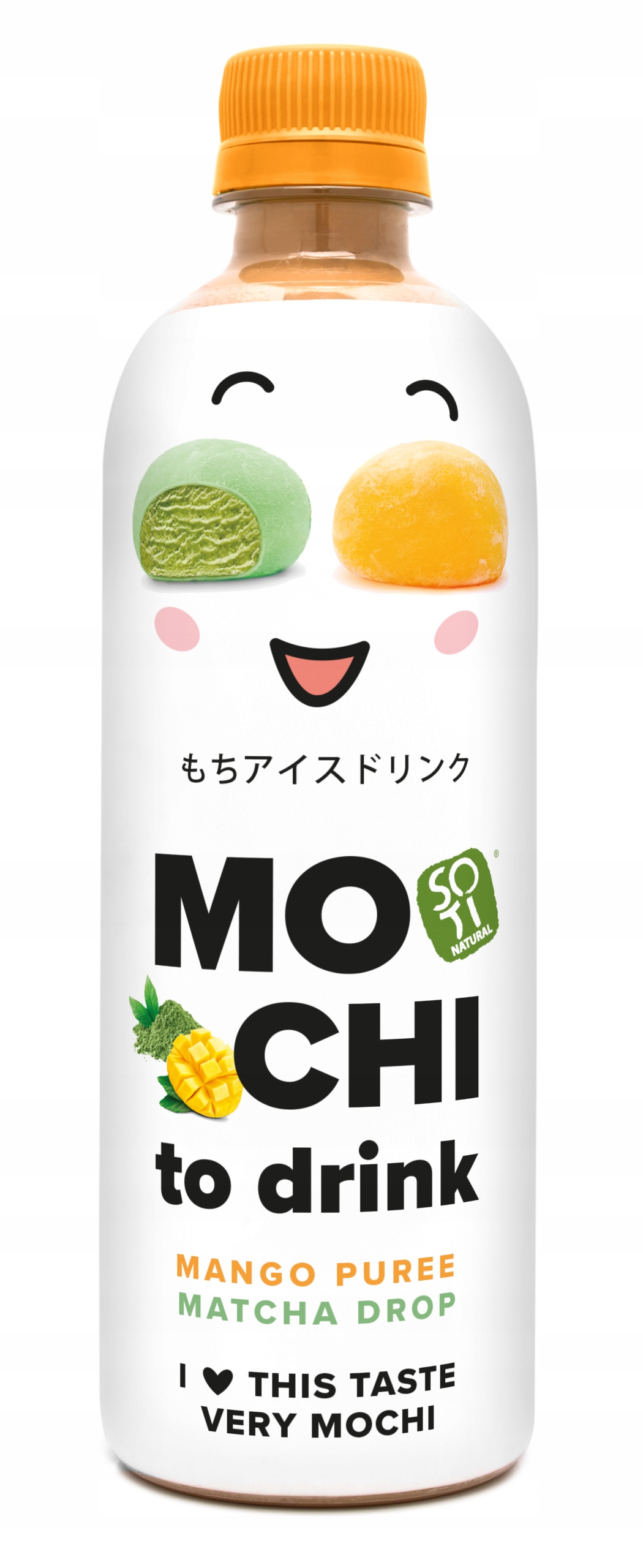 Levně Mochi K Pití Mango Pyré Matcha Soti Přírodní 500 ML