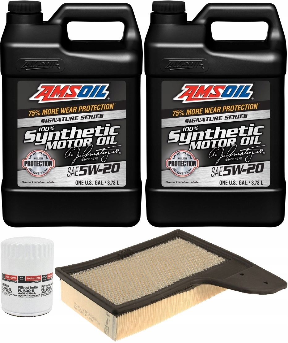 AMSOIL 5W20 + FILTRY FORD MUSTANG 5,0 15-17