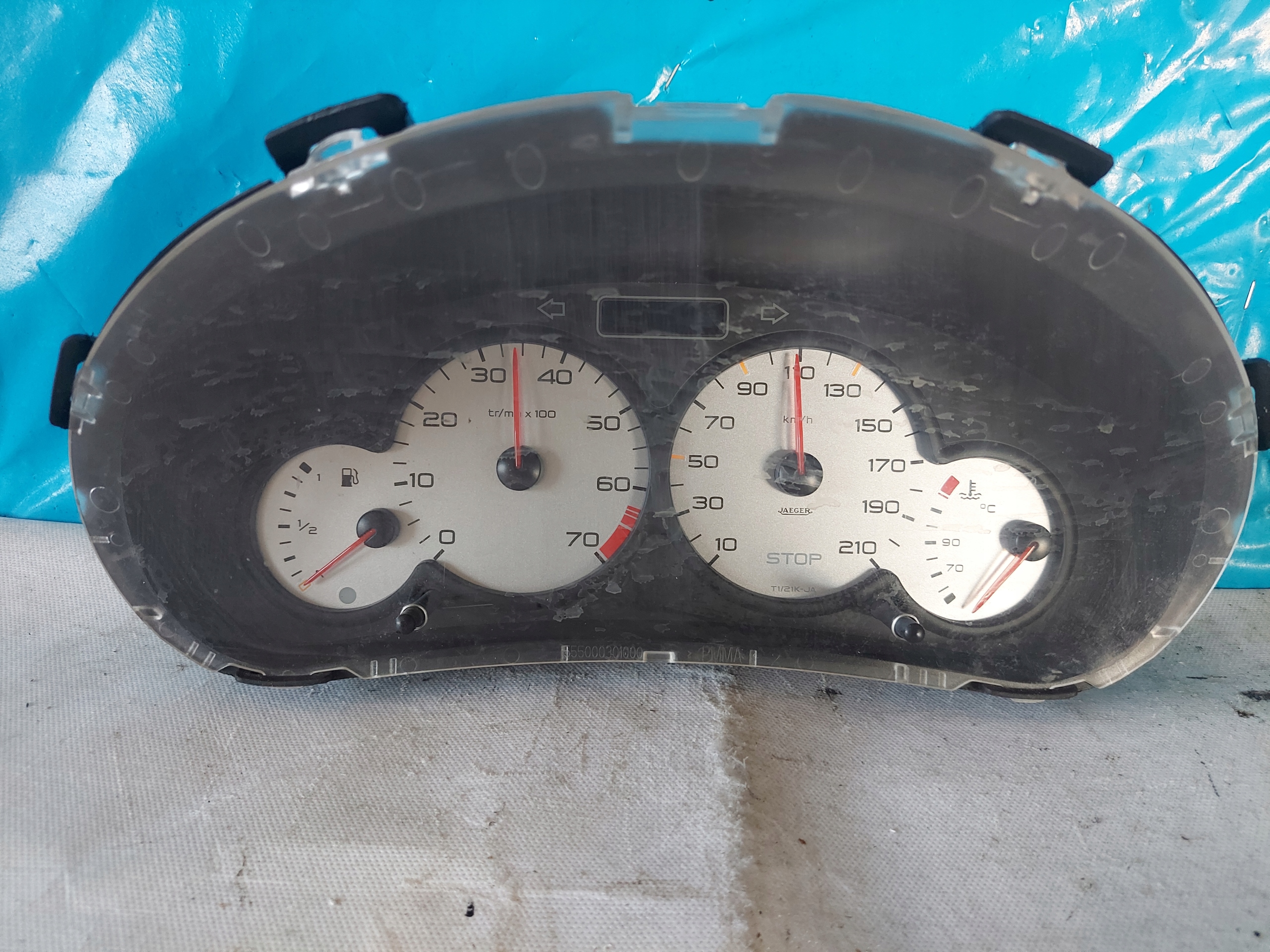 dials clock PEUGEOT 206 1.1 B 9648836680